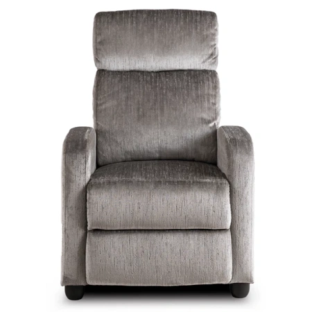 Fotel DANNY Szary Welurowy