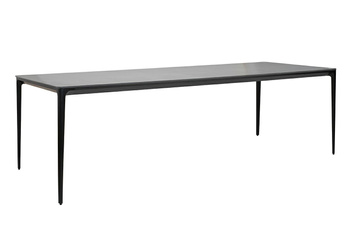 Stół SLIM 240x100 czarny - ceramiczny     marmur, aluminium