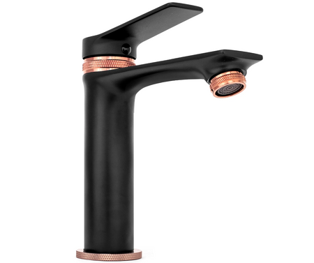 BAT JS-634901RGB VIRAL CZARNA/RÓŻOWE ZŁOTO NISKA