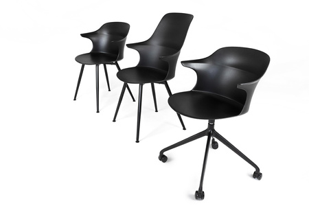 Krzesło biurowe obrotowe BRAZO czarne