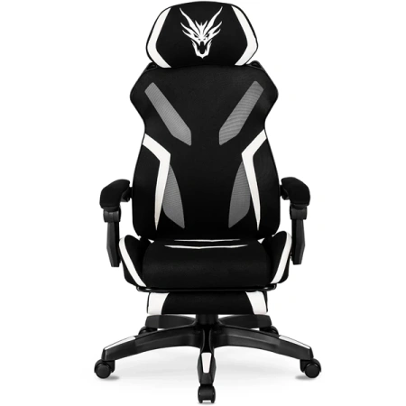 Fotel Obrotowy MAXIMO Czarny/biały