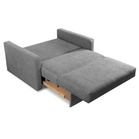 Fotel Do Spania Dwuosobowy MILAN 2 Szary