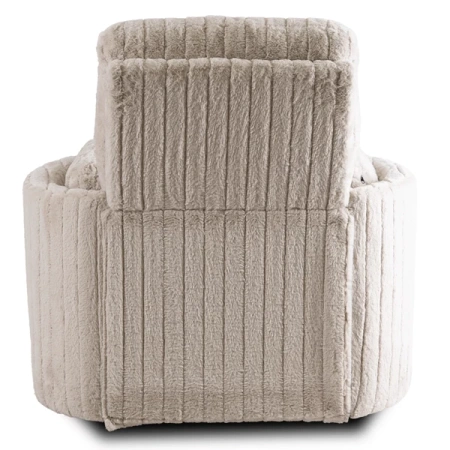 Fotel RAUL Beżowy Tkanina Pluszowa