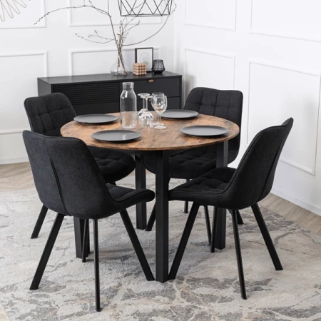 Stół TEO 100 cm Dąb Rustykalny