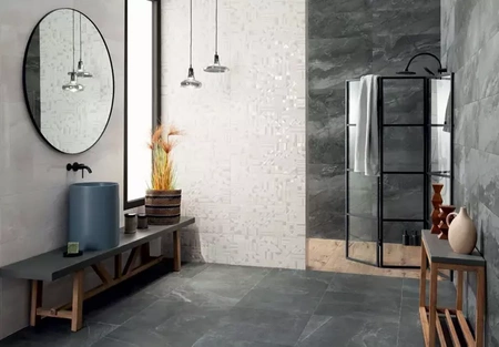 Tubądzin Modern Basalt A Dekor 29,8x74,8