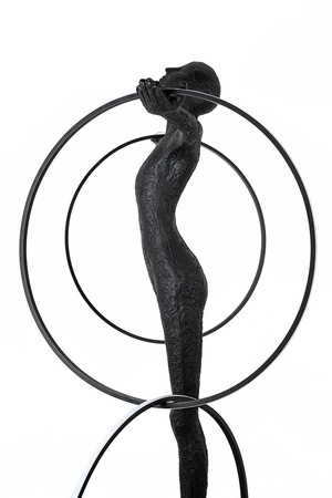 MOOSEE lampa podłogowa HUMAN CIRCULO      włókno szklane