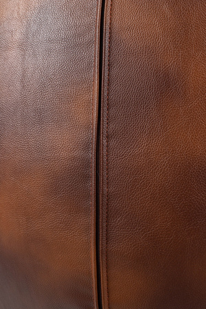 Fotel EGG SZEROKI PU brąz vintage koniak  - podstawa stal