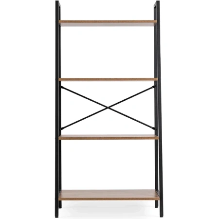 Regał GIA Orzech/Czarny