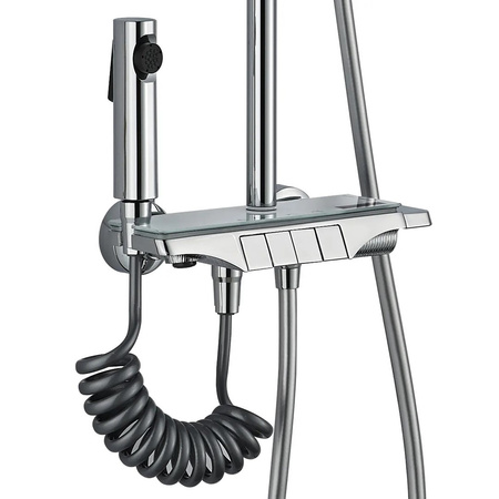 ZESTAW NATRYSKOWY SAVIO LED CHROM