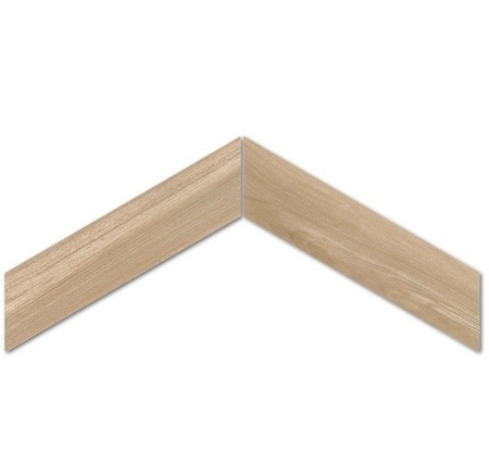 Emil Ceramica Elegant Sleek Wood Chevron Beige 11x54