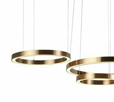 RICHMOND lampa wisząca LILOU              szczotkowane złoto