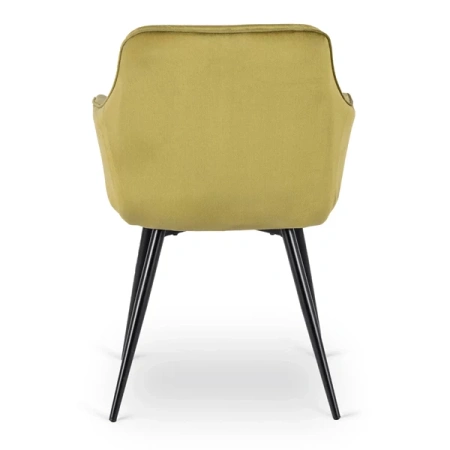 Krzesło MODESTO Pistacjowe Welurowe