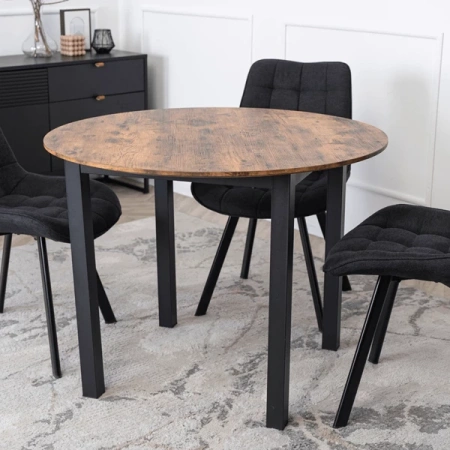 Stół TEO 100 cm Dąb Rustykalny