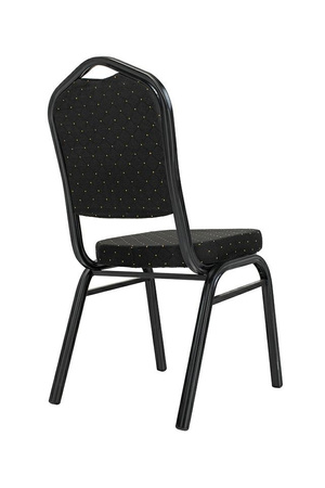 Krzesło bankietowe / konferencyjne HERON  czarne