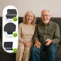 Zestaw 2x Sofa SIGMA Szara