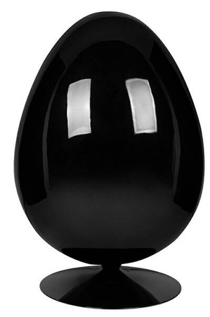 Fotel OVALIA BLACK niebieski - włókno     szklane, metal