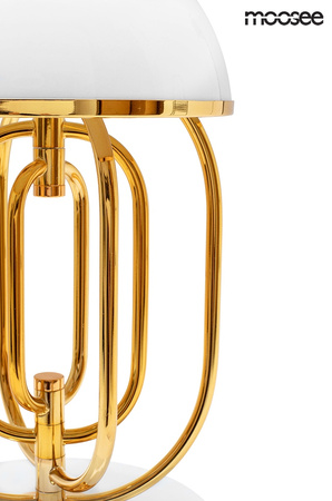 MOOSEE lampa stołowa BOTTEGA złota / biała
