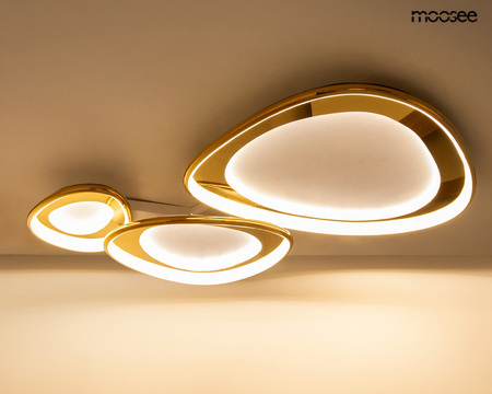 MOOSEE lampa sufitowa / plafon CELL 3     złota