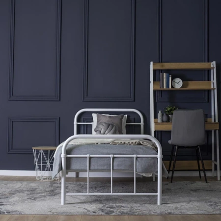 Łóżko 90x200 cm PABLO Białe