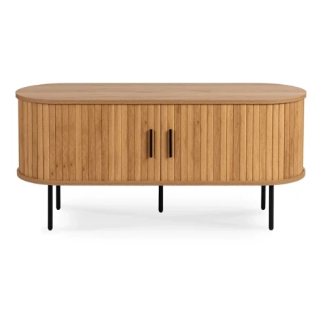 Szafka RTV Dwudrzwiowa 120 cm TRISH Dąb