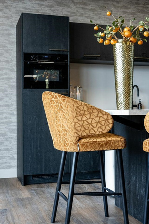 RICHMOND krzesło barowe INDIGO GOLD