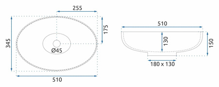 UMYWALKA NICOLE TRANSPARENT - NABLATOWA