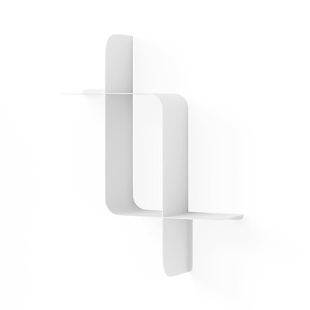 UMBRA zestaw 2 półek ściennych MONTAGE    biały