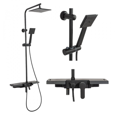 ZESTAW NATRYSKOWY BRAVO CZARNY