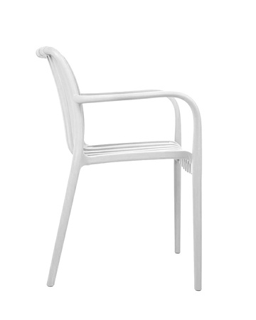 MODESTO krzesło STRIPS ARM białe