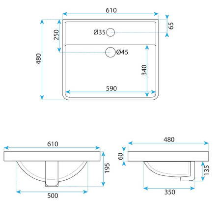 UMYWALKA ALISHA - WPUSZCZANA