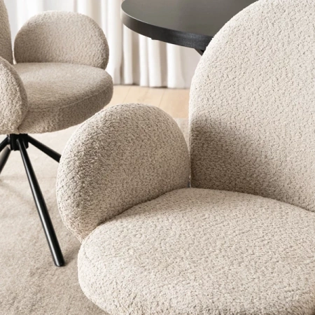 Krzesło Obrotowe MUSSO Beżowe