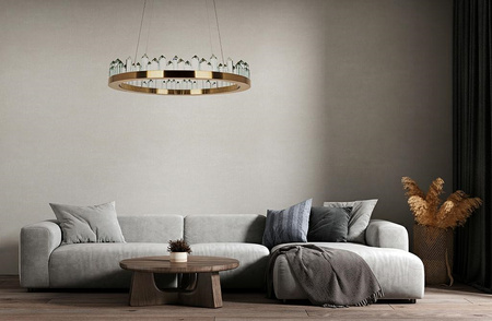 MOOSEE lampa wisząca NENUFAR złota