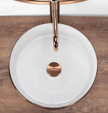 UMYWALKA SAMI BRUSH ROSE GOLD/WHITE - NABLATOWA