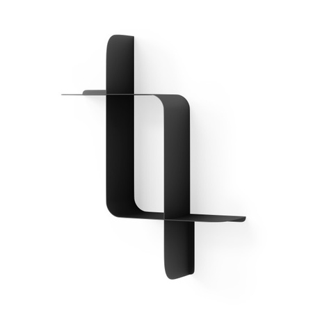 UMBRA zestaw 2 półek ściennych MONTAGE    czarny