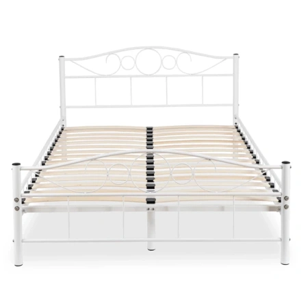 Łóżko 120x200 cm GRIFFIN Białe