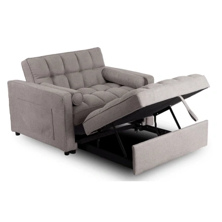 Fotel Rozkładany CORRA Szary