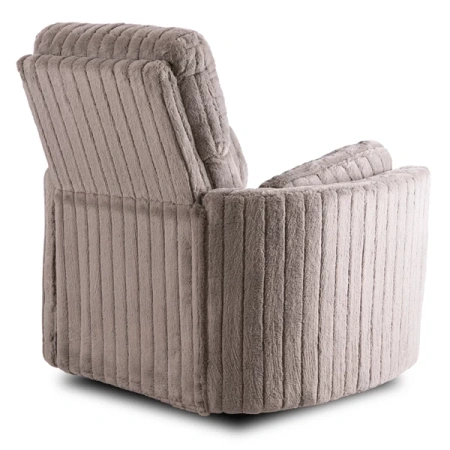 Fotel RAUL Szary Tkanina Pluszowa