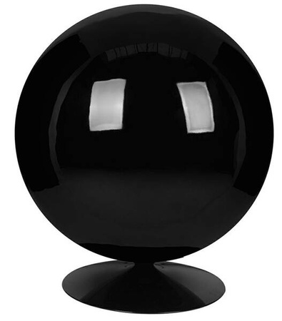 Fotel BALL BLACK niebieski - włókno       szklane, metal