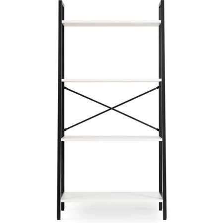 Regał GIA Biały/Czarny