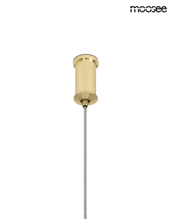 MOOSEE lampa wisząca ALURE OVAL 120       złota/mleczna
