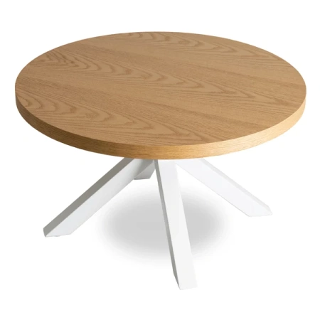 Stolik LINCOLN Dąb Złoty/Biały