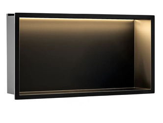 PÓŁKA WNĘKOWA LED 60x30x10 cm BLACK