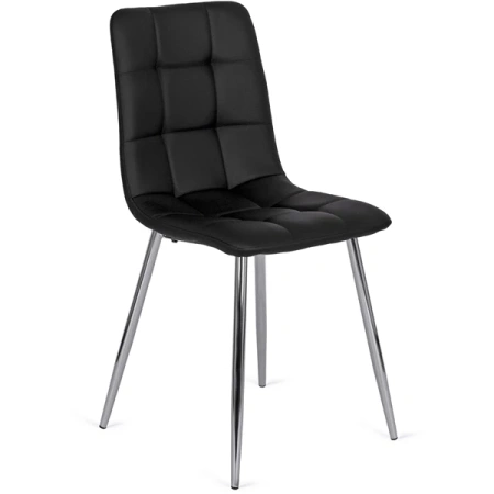 Krzesło ENZO Czarne Ekoskóra