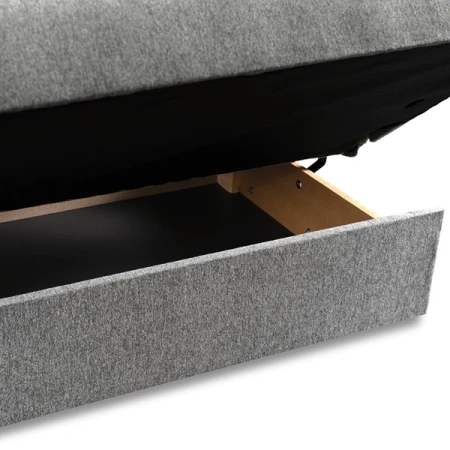 Fotel Do Spania Dwuosobowy MILAN 2 Szary