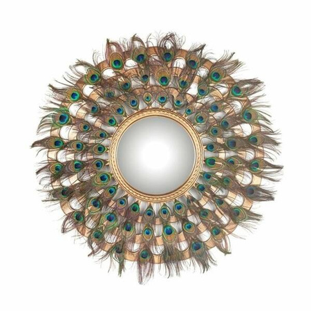 RICHMOND lustro ścienne MACYNN z piórami - złote