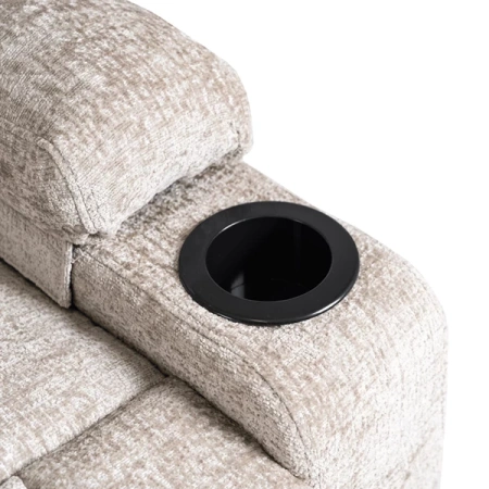 Fotel Masujący BOX Beżowy Welurowy