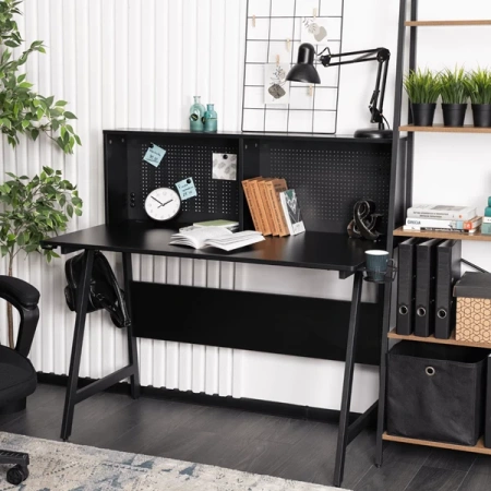 Biurko Gamingowe ROLL 138,5 cm Czarne