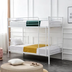 Łóżko Piętrowe Dla Dzieci 90x200 cm RODEZ Białe