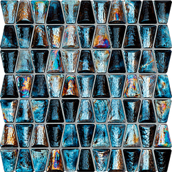 Tubądzin Drops Glass Grey Mozaika Ścienna 30,4x30,6