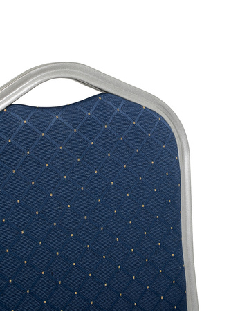 Krzesło bankietowe / konferencyjne ARES   niebieske / srebrne